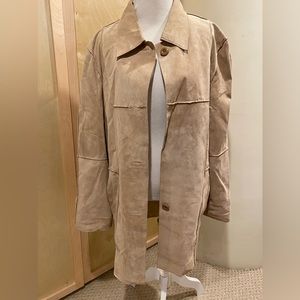MONTANACO Tan Suede Leather Jacket - Size Medium (EUC)